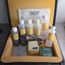 Vintage Etch-O-Matic Electric Etcher Industrial Marking Tool Kit