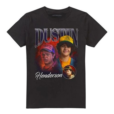 Stranger Things T-Shirt Unisex Season 5 - Dustin Homage schwarz