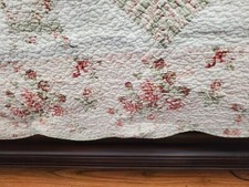 DOM2288 E. W. STUDIO Shams  Reversible Quilt Set Full/Queen Multicolor