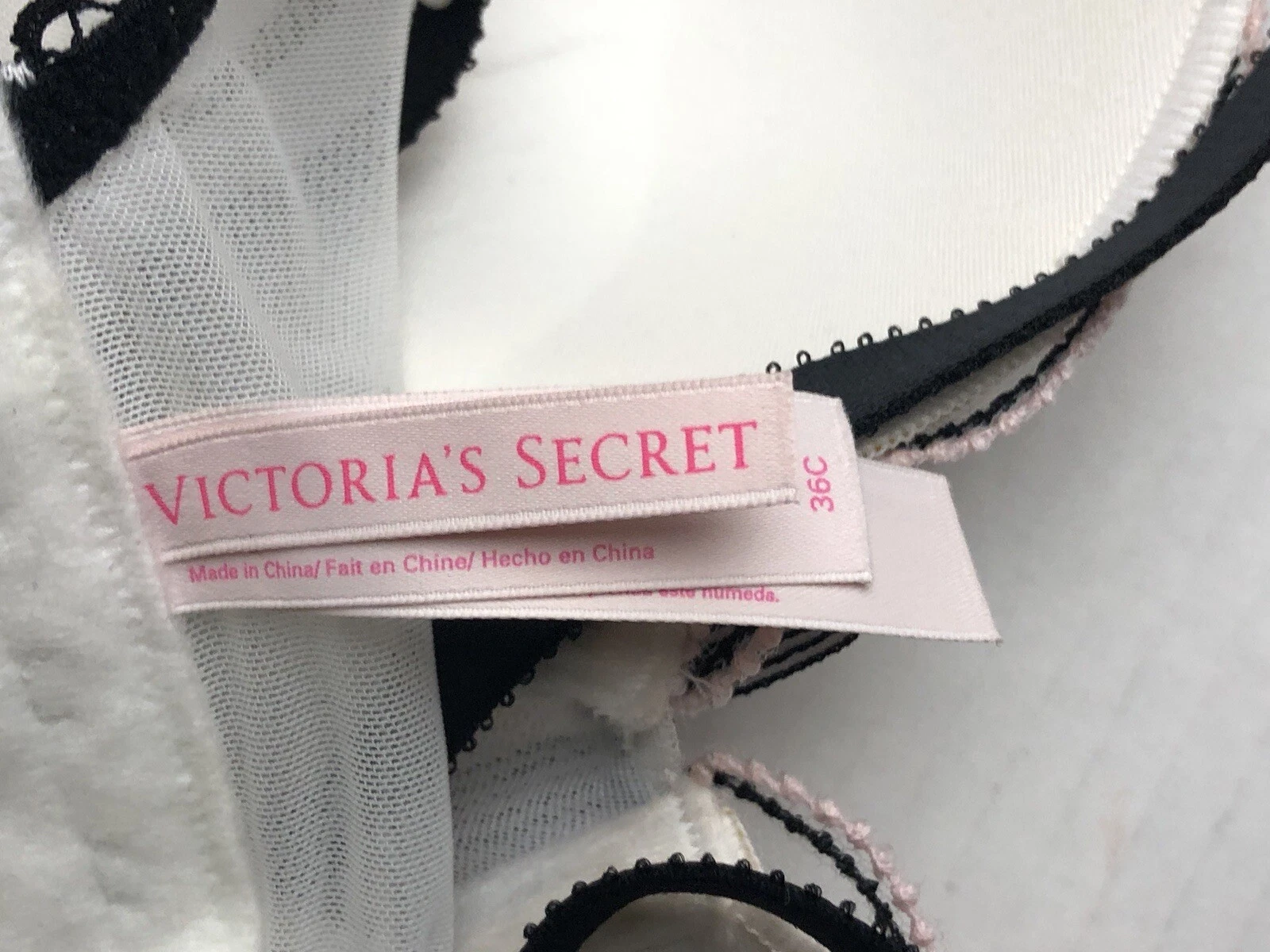 UNDERCOVER Abito babydoll Victoria's Secret 36C bianco rosa maglia tulle sposa top