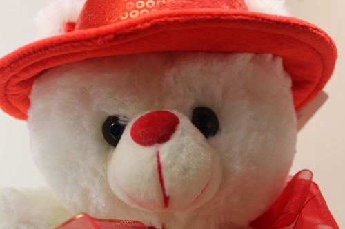 Bär Teddy Plüsch Herz Geschenk Stofftier Tag Tier Liebe Valentinstag rot Spielzeug - Bild 2 von 11