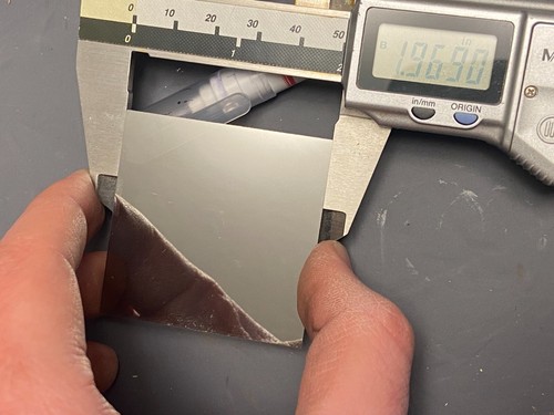 First Surface halb mattiert 1/2 Strahlteiler Spiegel 2 Zoll x 2 Zoll Physik