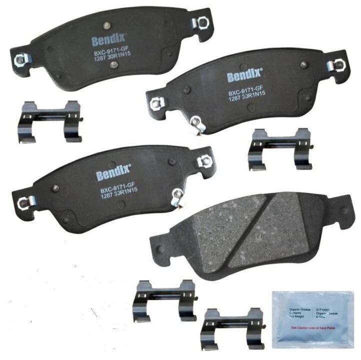 V6 Disc Brake Pad Set-Premium Bendix Ceramic CFC1287 Front 制动垫  — 第 3/3 张图片