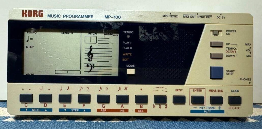 Korg MP-100 vintage synth equipment - eBay listing photo 3