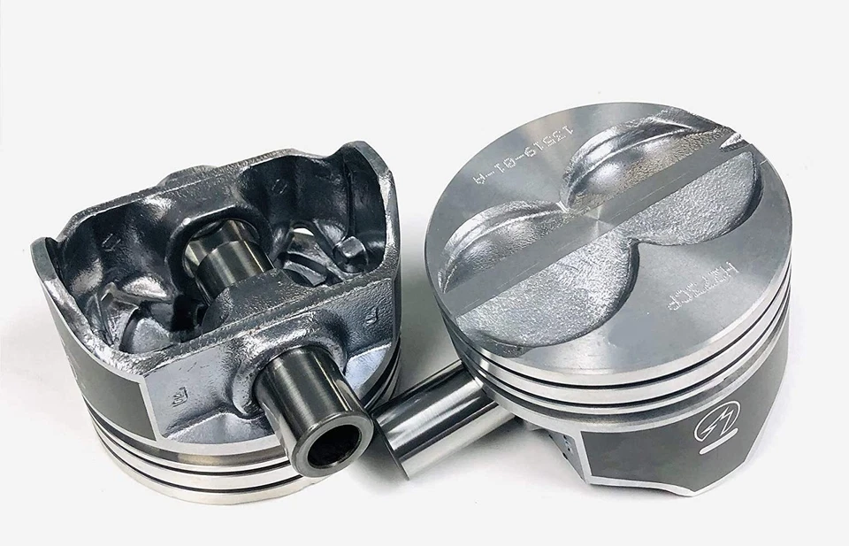 Pistones de techo plano hipereutéctico Speed Pro/8+anillos Moly Ford SB 289 302 9,0:1 STD Foto 3 de 4