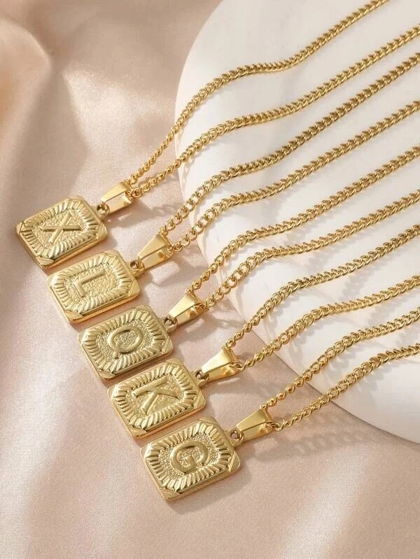 Cadenas de Oro 14K ® Joyeria para Hombre Mujer Gargantilla Collar con Iniciales - Image 2 of 4