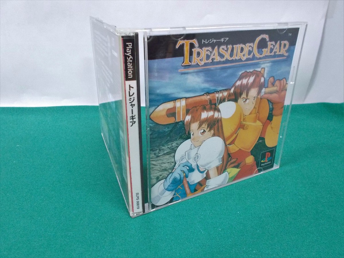 PlayStation -- Treasure Gear -- SpineCard. PS1. JAPAN GAME. 19460