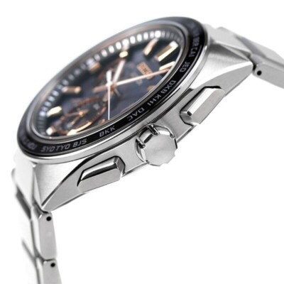 SEIKO SBXY053 ASTRON NEXTER Titanium Radio Solar Watch Navy Dial