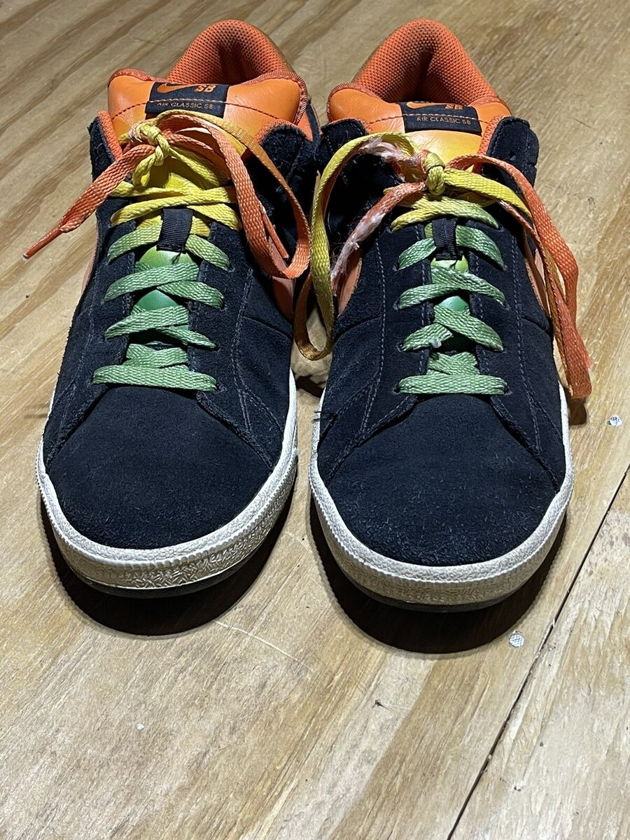 Nike SB Zoom Classic Black Orange Blaze 317719-081 2007 RARE Nike SB Zoom Classic Black Orange Blaze 317719-081 2007 RARE