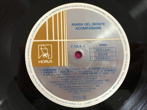 Maria Del Monte LP Vinyl Join Me Horus | eBay