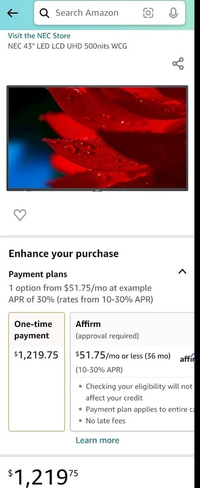 NEC Multisync 43" MA431 Wide Color Gamut Ultra High Definition Display **NEW** - Image 2 of 4