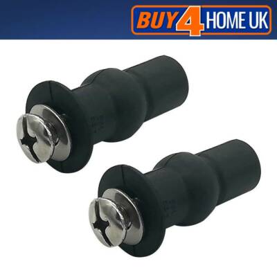 Toilet Seat Fixing Top Fix Pair Hinge Blind Hole Fittings Universal | eBay