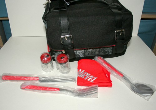 Retro Marvel Comics Picnic Time Lunch Tote Cooler Set Cold Carry All Bag New Tag - Picture 8 of 11