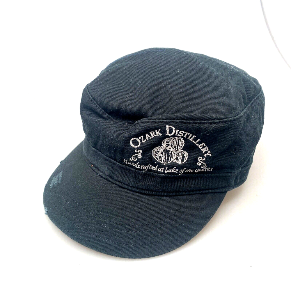 Ozarks Distillery Cadet Cap Black Adjustable Hat - Lake of the Ozarks-