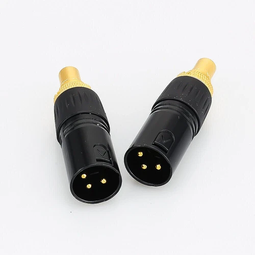 2x Neutrik 3Pin XLR Female Male to RCA Femal Audio Socket Adapter Plug Connector - Picture 10 of 15
