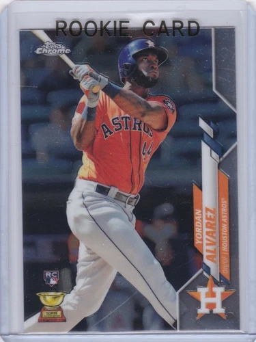 YORDAN ALVAREZ ROOKIE CARD 2020 Topps Chrome Baseball RC Houston Astros