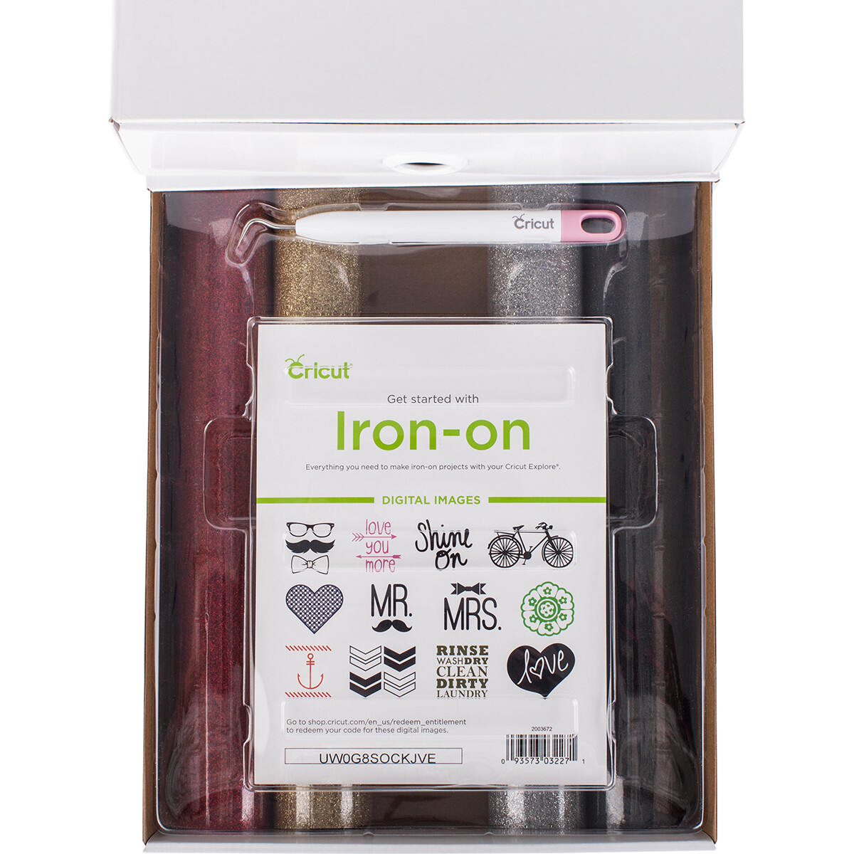 Cricut Iron On Starter Set 2003672 NEW