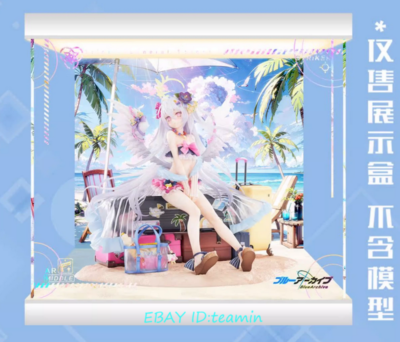 Elegant Blue Archive Shirasu Azusa Swimsuit Ver. 1/7 LED Acrylic