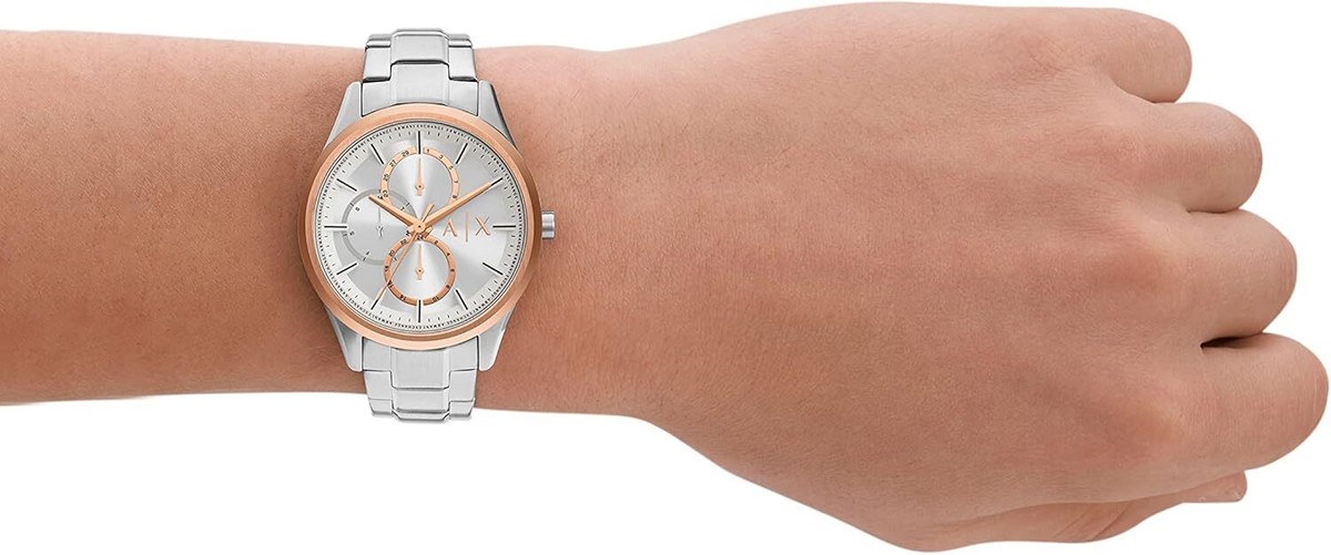 A|X Armani Exchange] Watch AX1870 Men's Silver | eBay