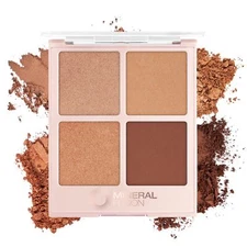Mineral Fusion Bronzer Complexion Palette Shimmering Highlighter or Bronzer,