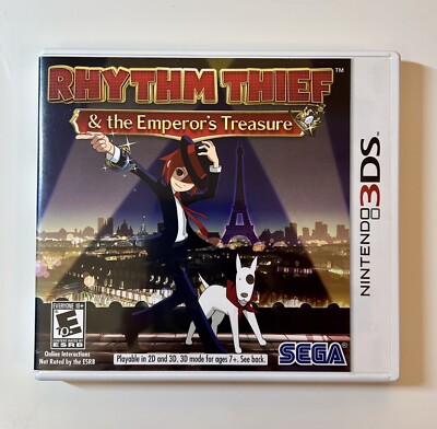 Rhythm Thief & The Emperors Treasure 3DS Complete CIB