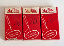 Vintage Sta Rite Hair Pins Ginnie Lou Inc Lot of Three Boxes New Old Stock
