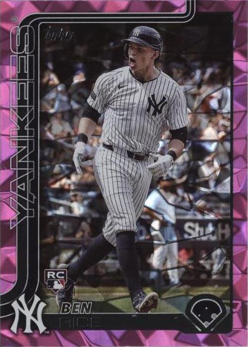 2025 Topps Series 1 - Ben Rice #337 Pink Diamante Foil (RC) for sale ...