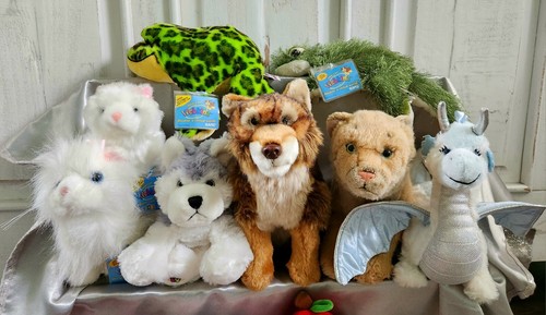 HUGE LOT GANZ Webkinz lil Kinz Signature Plush Dog Cat Codes Set - Picture 2 of 7