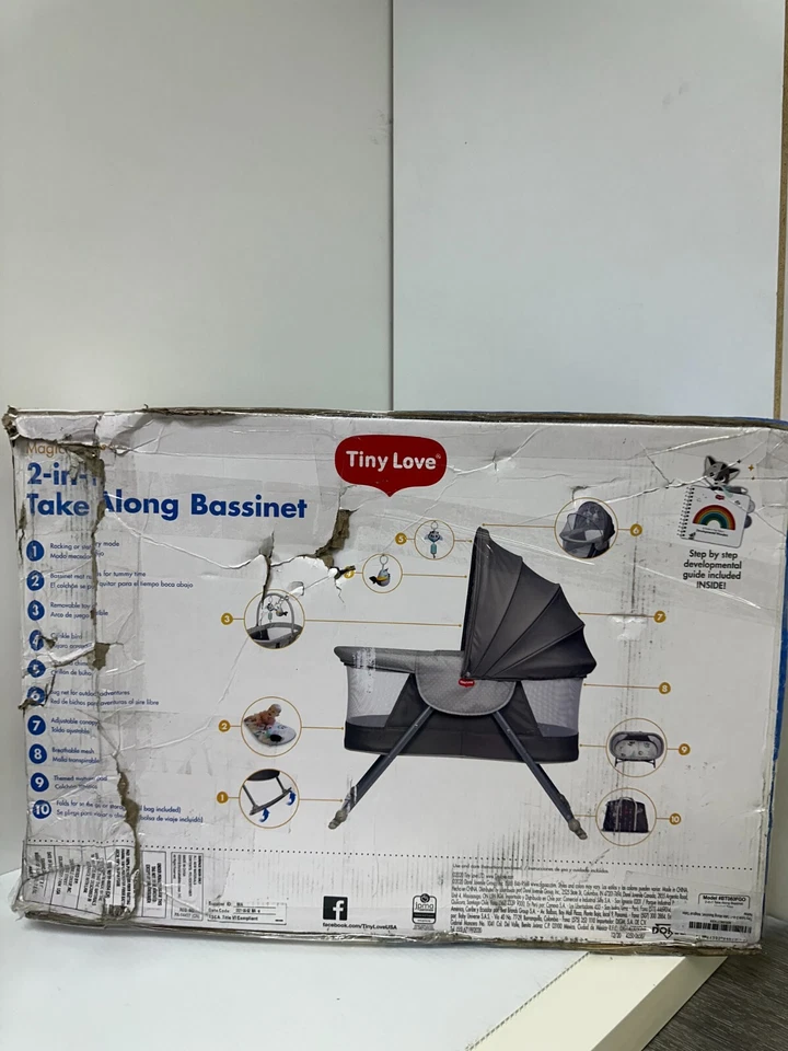 Berço Tiny Love 2 em 1 Take Along, fazenda minúscula - Imagem 3 de 3