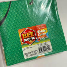 Bee Movie Table Cover 54"x102" Dreamworks Hallmark Party Express 2007 New Long