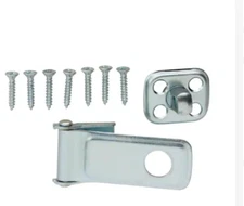 Everbilt 2-1/2 in  Gate Door Cabinet Chest Rotating Post Safety Hasp Latch 15119