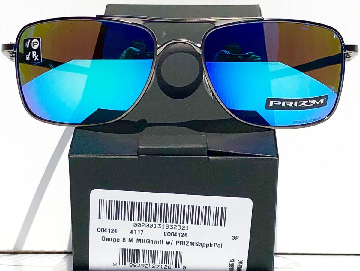 Oakley GAUGE 8 Matte Gunmetal POLARIZED PRIZM Sapphire Oakley GAUGE 8 Matte Gunmetal POLARIZED PRIZM Sapphire