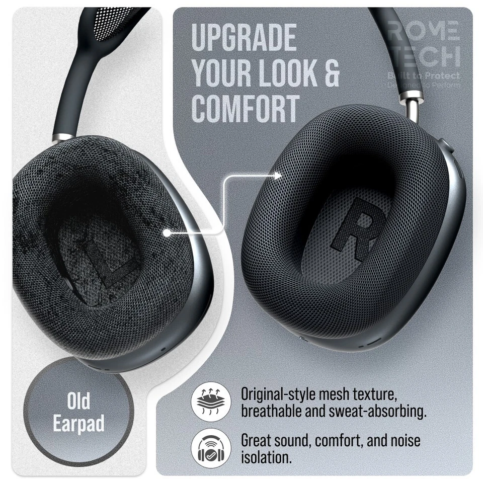 Almohadillas de repuesto para auriculares AirPods Max - Nuevos Foto 3 de 4