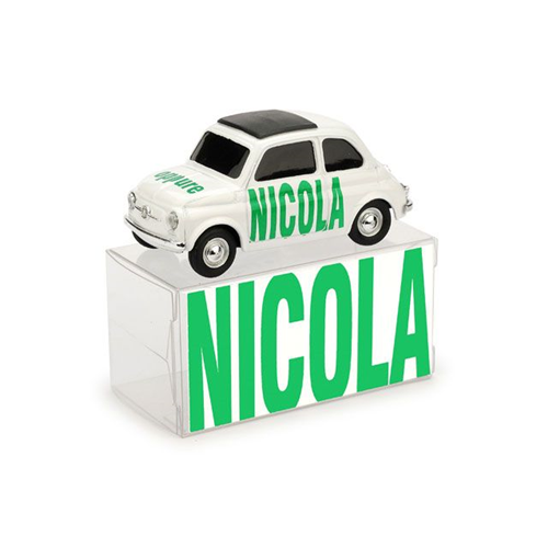 Modélisme Voiture FIAT 500 2007 Jaune 1:43 – New Ray – Neuf Miniature