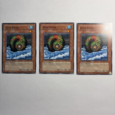 Yu-Gi-Oh 3x - Zone Eater MDP2-EN015 Limited Edition Vintage Promo - VLP/LP
