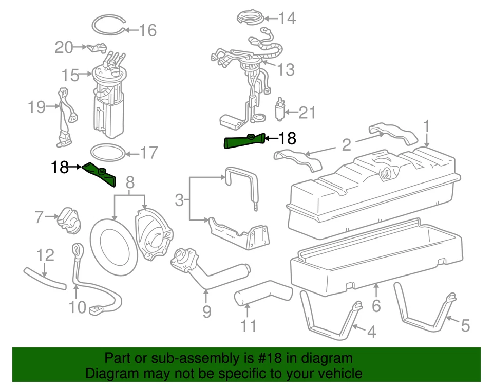 Genuine GM Fuel Filter 25171792 - Image 3 of 4