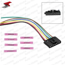 For GMC Sierra 1500 2500 3500 7 Wire Blower Motor Resistor Plug Connector USA