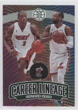 2019-20 Panini Illusions Career Lineage Emerald Dwyane Wade #10 HOF fm0