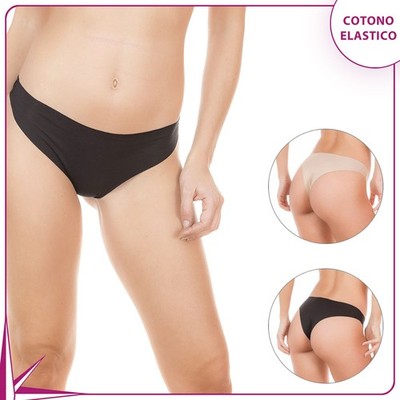 Brazilian Women's Jadea 8001 Seamless Cotton Stretch