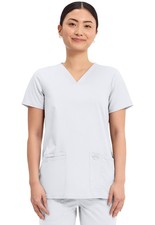 Cherokee Workwear Scrubs V Neck Top WW620 WHT White Free Shipping