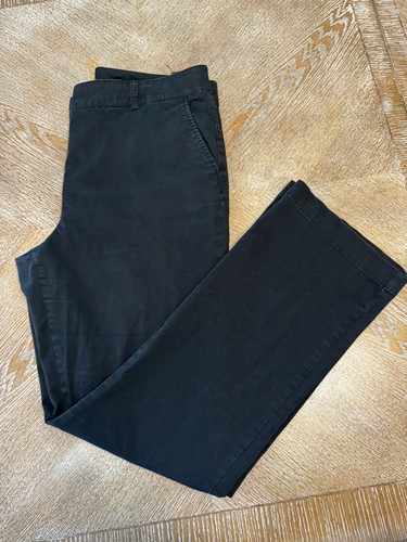 Pantalone Tommy Hilfiger nero taglia 14 gamba dritta vita 36” cucitura interna 31” cotone - Foto 1 di 7