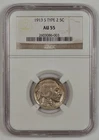 1913-S Type 2 Buffalo Nickel from the San Francisco Mint Graded AU55 by NGC