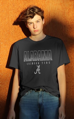 Men's Black Alabama Crimson Tide Blackout 3.0 Pullover Hoodie