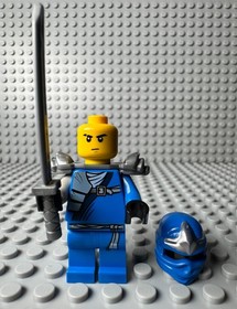 LEGO NINJAGO -- JAY ZX SHOULDER ARMOR MINIFIGURE WITH SWORD 9445 NJO0047 NICE