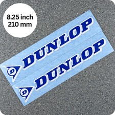 Dunlop Blue White 8.25 Inch 21cm Decals Stickers Moto Gp Racing Gsxr Set R 1 6