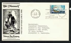 Canada #482, 1968 5¢ Nonsuch Hudsons Bay thermal cachet FDC VF