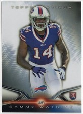 2014 Topps Platinum Sammy Watkins Rookie Card RC #119 Bills. rookie card picture