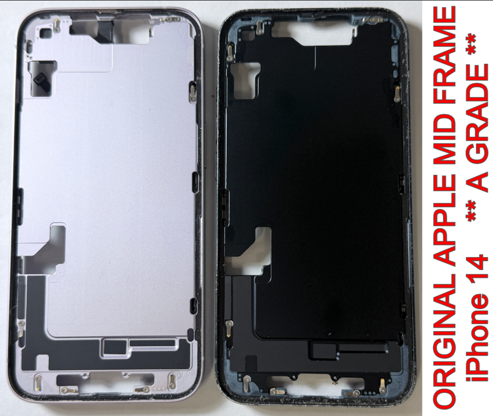 Apple iPhone 14 Back Frame Mid Housing Replacement + Small Parts