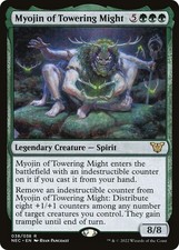 Myojin of Towering Might - Normal NM MTG Commander: Kamigawa: Neon Dynasty