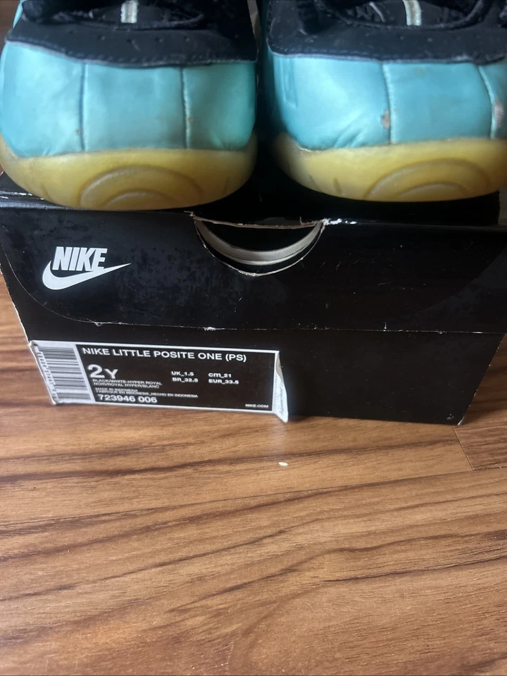 Tamanho 2Y (GS) - Nike Little Posite Pro Mid Island verde - Imagem 2 de 4